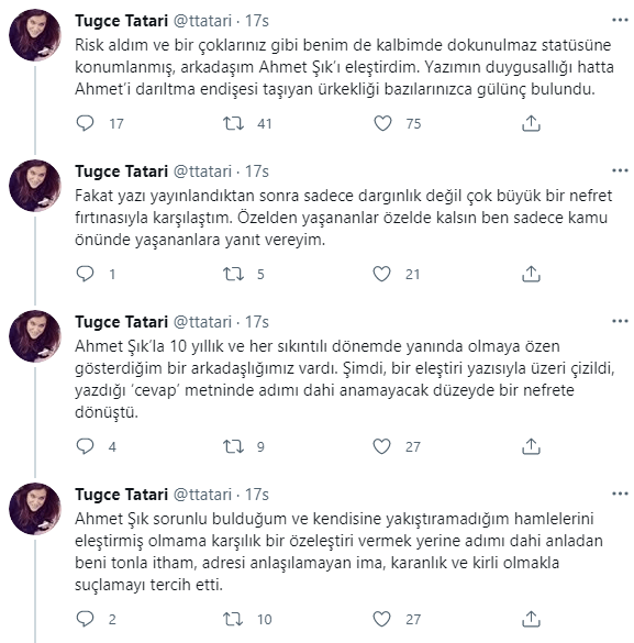 Ahmet Şık'tan Tuğçe Tatari'ye Sezgin Baran Korkmaz yanıtı! - Resim : 2