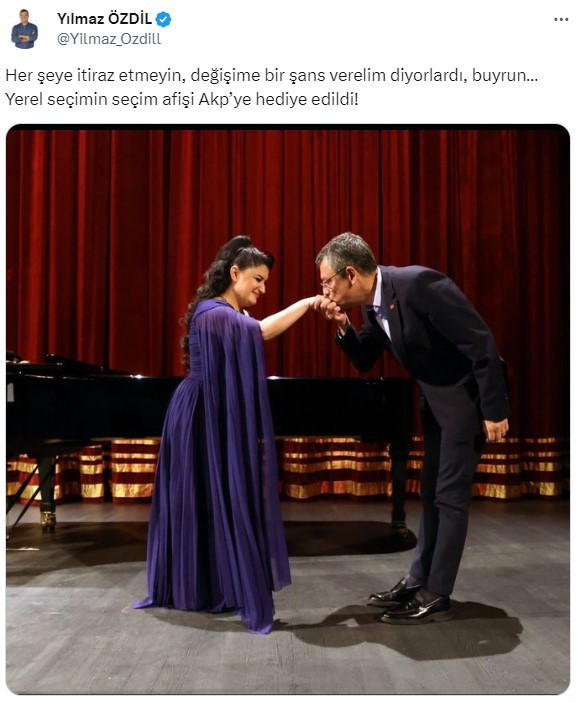 Yılmaz Özdil'den Özgür Özel'e "opera" tepkisi! "Yerel seçim afişi..." - Resim : 1