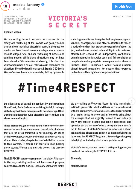 Victoria's Secret güzellerinden ''taciz'' ayaklanması! - Resim : 2