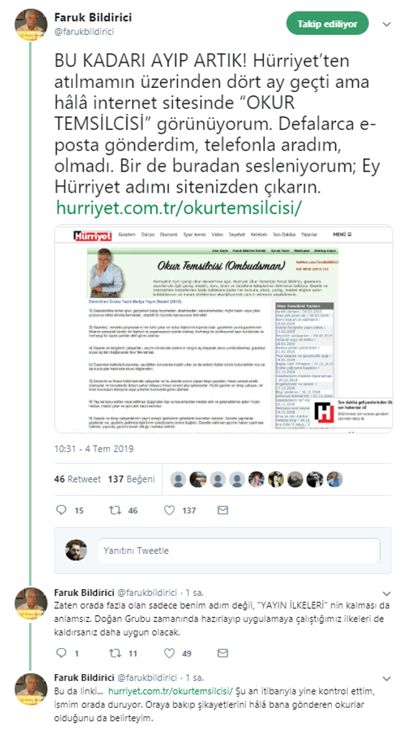 Faruk Bildirici'den Hürriyet'e sert tepki! "Bu kadarı ayıp artık" - Resim : 1