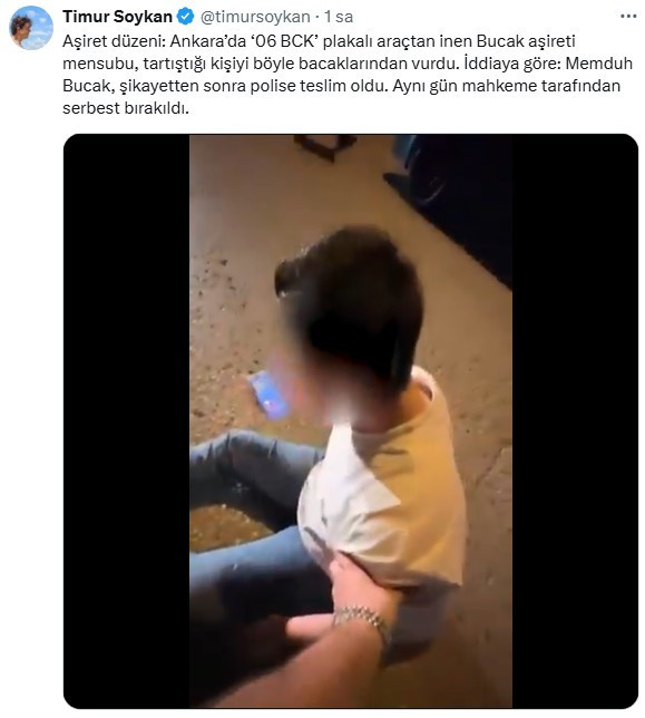 Bucak aşireti mensubu adam vurdu: Bir günde serbest kaldı - Resim : 1