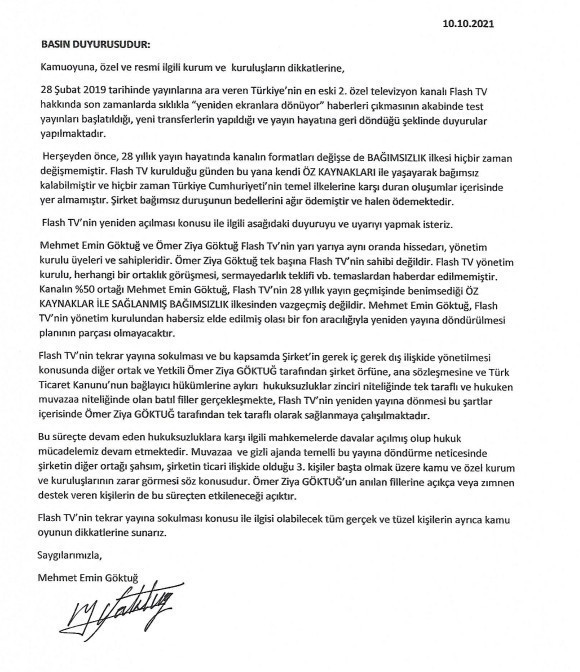 Flash TV yayına başlarken ilk kriz çıktı! İki kardeş birbirine girdi... - Resim : 2