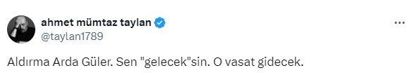Ahmet Mümtaz Taylan'dan Montella'ya tepki: 'O vasat gidecek' - Resim : 1