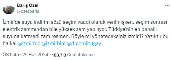 Özgür Özel'in kardeşinden CHP'li belediye ve İsmail Saymaz'a tepki! - Resim : 1