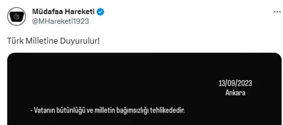 Bildiri yayınlayan 'Müdafaa Hareketi'ne soruşturma - Resim : 1