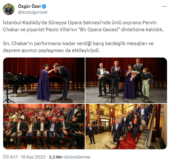 CHP lideri Özel'in Türkiye'yi işgalci gören soprano Chakar'ın elini öpmesi ortalığı karıştırdı - Resim : 2