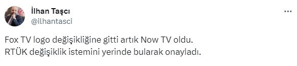 FOX TV isim değiştirdi! RTÜK onayladı - Resim : 1