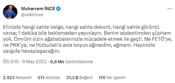 Muharrem İnce'ye yönelik 'kaset' iddiası 'montaj' çıktı! - Resim : 2