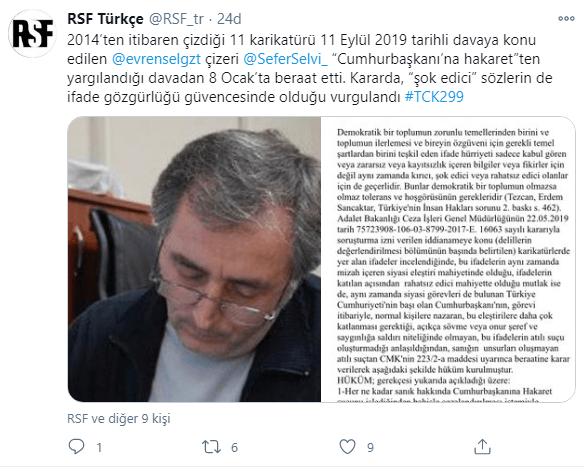 Evrensel çizerinin yargılandığı davada karar! - Resim : 1