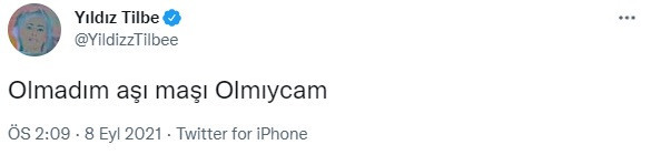 Yıldız Tilbe aşı olduğu iddialarını yalanladı: Olmadım aşı maşı olmayacağım - Resim : 1