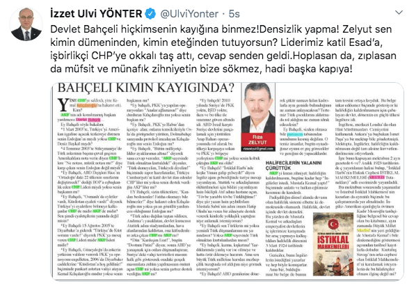 Bahçeli yazısı MHP'lileri ayaklandırdı! 'Seni hangi hain eller idare ediyor?' - Resim : 2