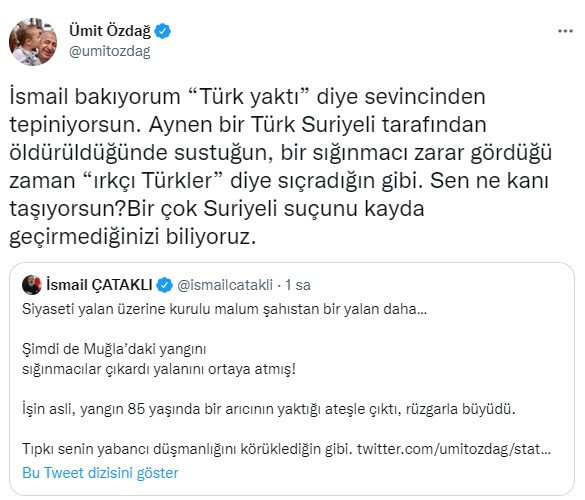 İsmail Çataklı ve Ümit Özdağ arasında sığınmacı tartışması: 'Sen ne kanı taşıyorsun?' - Resim : 2
