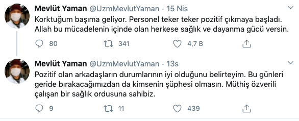 Cerrahpaşa doktoru "Korktuğum başıma geliyor" diyerek duyurdu: Personel teker teker... - Resim : 1