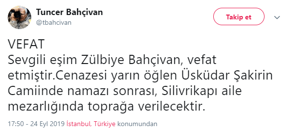 Gazeteci Tuncer Bahçıvan'ın acı günü - Resim : 1