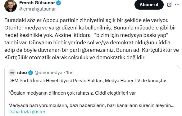 Pervin Buldan'ın medya ‘uyarısı’na tepki yağdı: 'Demokrasi isteyenlere bak sen!' - Resim : 4