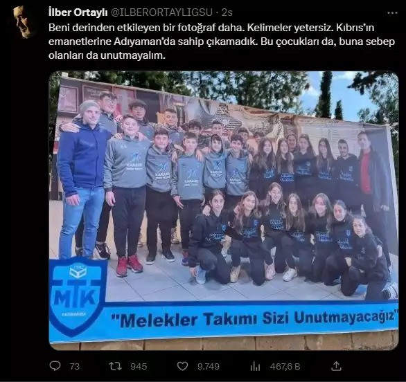 İlber Ortaylı ‘Melekler Takımı’nı unutmadı - Resim : 1