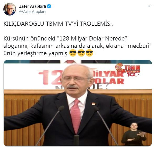 Kemal Kılıçdaroğlu TBMM TV'yi trolledi! İnce detayı usta gazeteci gördü! - Resim : 1