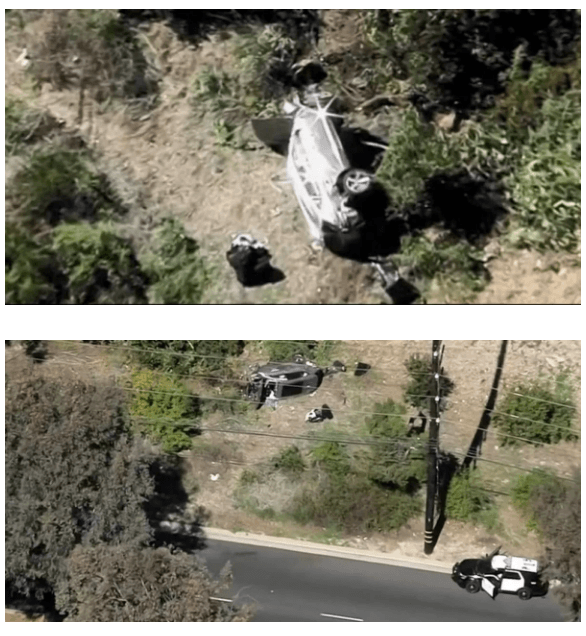 Golf efsanesi Tiger Woods trafik kazası geçirdi - Resim : 1