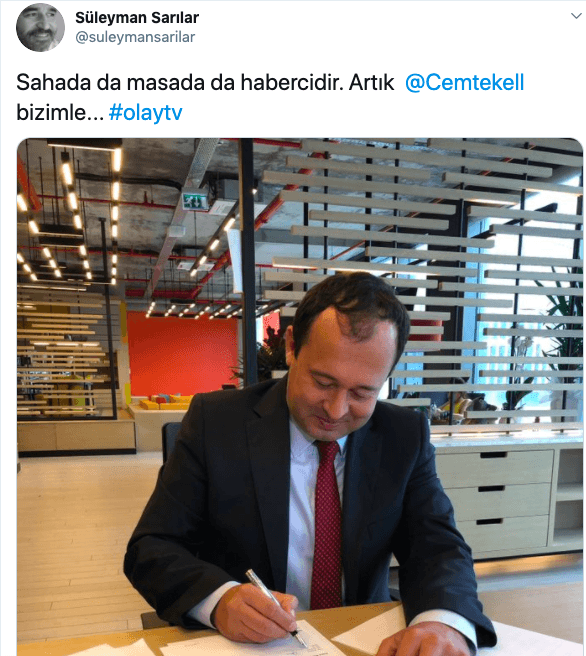 "Sahada da masada da habercidir..." Show TV'nin deneyimli ismi Olay TV'de! - Resim : 1