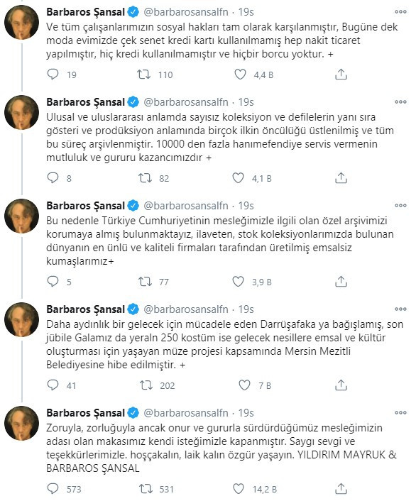 Yıldırım Mayruk ve Barbaros Şansal şirketlerini kapattı: Hoşçakalın, laik kalın - Resim : 2