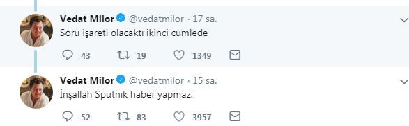 Vedat Milor: İnşallah Sputnik haber yapmaz - Resim : 3