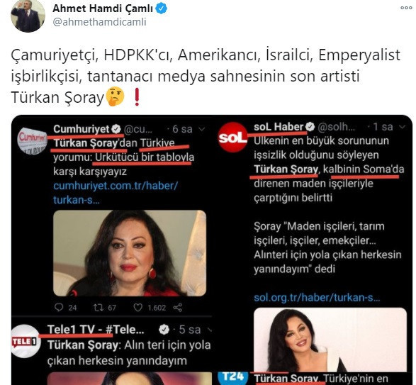 AKP'li isimden Türkan Şoray'a skandal hakaretler - Resim : 1