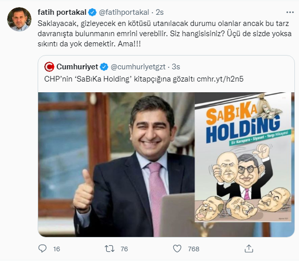 5 genç gözaltına alınınca kendini tutamadı! Fatih Portakal'dan 'Sabıka Holding' çıkışı! - Resim : 1