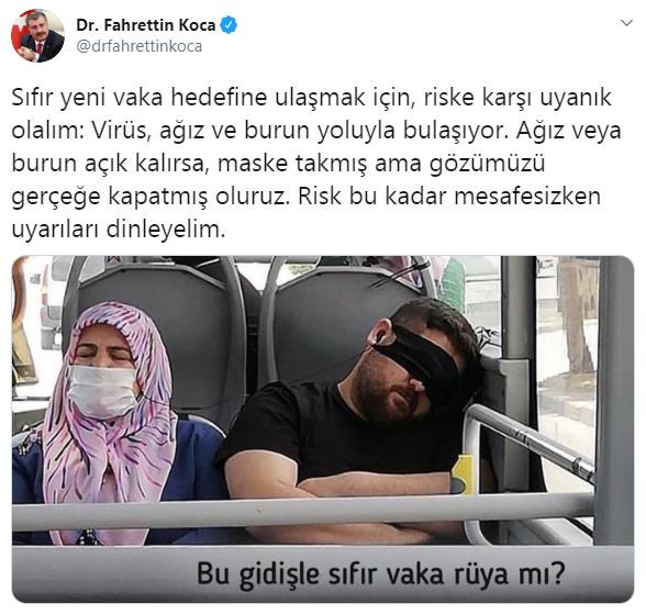 Sağlık Bakanı Fahrettin Koca'yı isyan ettiren fotoğraf! Bu gidişle sıfır vaka rüya mı? - Resim : 1
