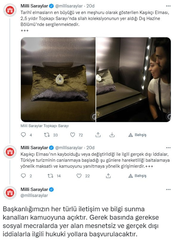 "Kaşıkçı Elması çalındı" iddiasına açıklama geldi! - Resim : 1