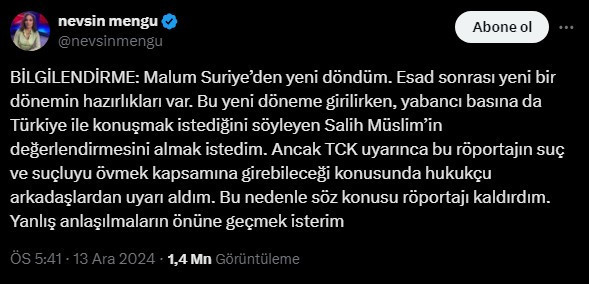 Gazeteci Nevşin Mengü gözaltına alındı! Savcılıktan flaş karar - Resim : 1