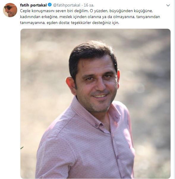 Fatih Portakal'dan kendisine destek verenlere teşekkür - Resim : 2
