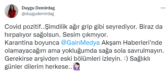 Hangi ünlü ekran yüzü koronavirüse yakalandı? "Hırpalıyor, sesim çıkmıyor" - Resim : 1