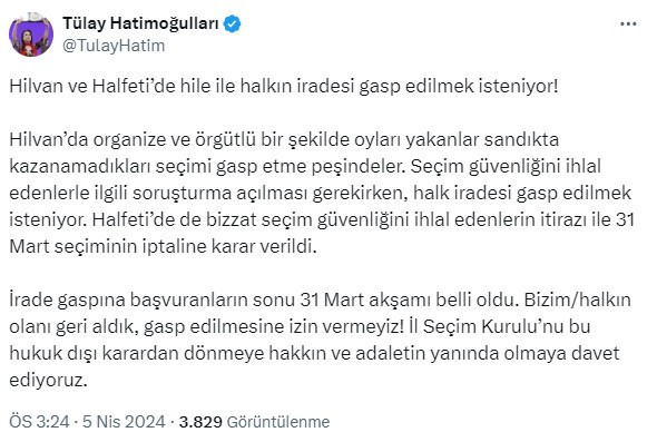 DEM Parti'nin kazandığı Şanlıurfa Halfeti'de seçim iptal edildi - Resim : 1