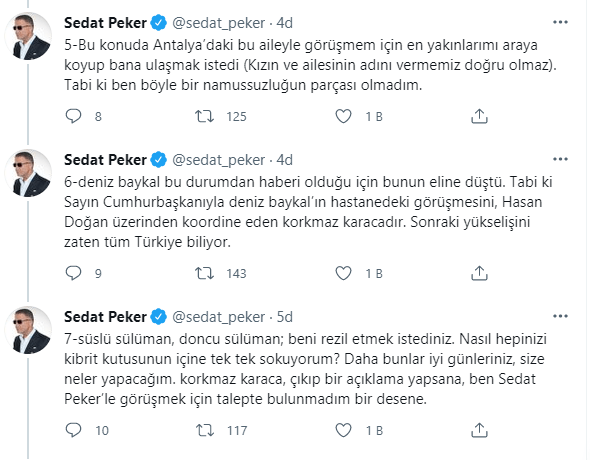 Sedat Peker’den yeni Korkmaz Karaca iddiası! "Deniz Baykal’a getirdiği kızlardan..." - Resim : 3