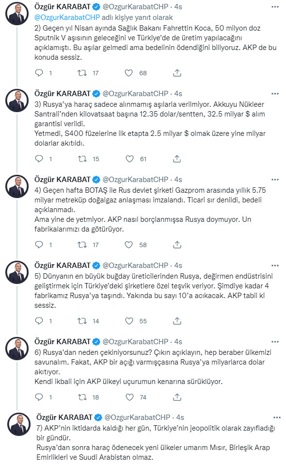 CHP’li vekilden Erdoğan’a Rusya tepkisi! - Resim : 2