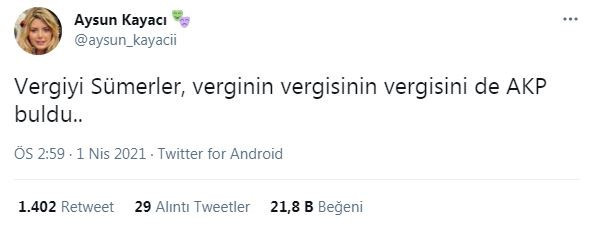 Aysun Kayacı'nın yaptığı vergi paylaşımı rekor kırdı! - Resim : 1