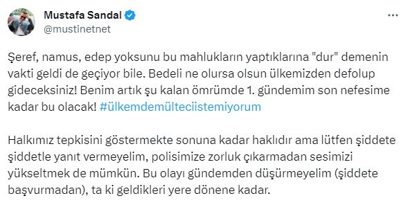 Mustafa Sandal'dan istismar iddiasına sert tepki! "Ülkemizden defolup gideceksiniz" - Resim : 1