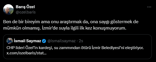 Özgür Özel'in kardeşinden CHP'li belediye ve İsmail Saymaz'a tepki! - Resim : 3