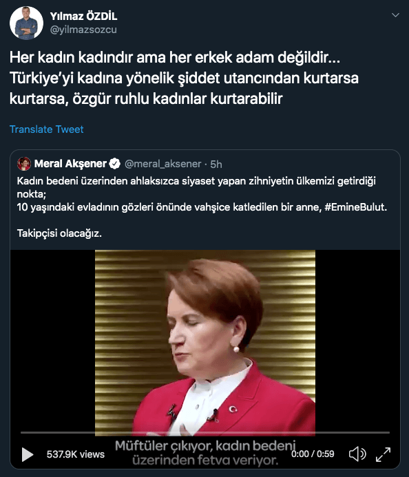 Yılmaz Özdil'den sosyal medyada olay yaratan Emine Bulut yorumu - Resim : 1