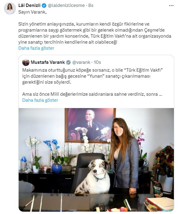 Lal Denizli-Mustafa Varank birbirine girdi: Köpeğim sizden daha mantıklı - Resim : 1