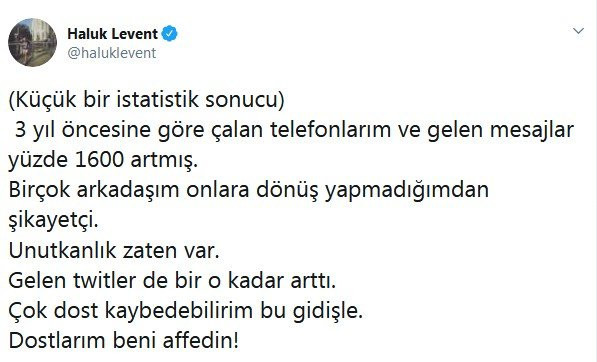 Haluk Levent’ten sürpriz açıklama: Çok dost kaybedebilirim - Resim : 1