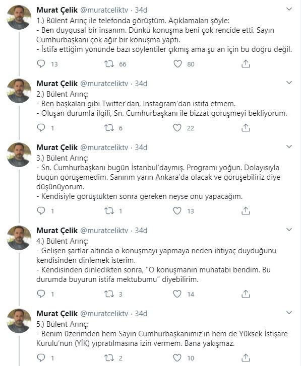 Erdoğan'ın sözlerinden sonra Arınç'tan ilk açıklama! "Ben başkaları gibi Twitter'dan..." - Resim : 1