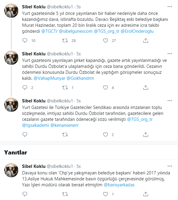 Yurt Gazetesi eski yazı işleri müdürüne icra şoku! - Resim : 1
