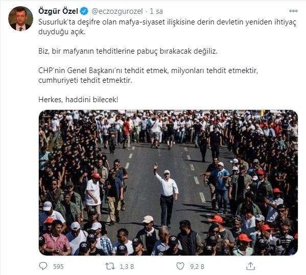 Çakıcı'nın tehdit mektubu CHP'yi ayaklandırdı! 'Hapishane kaçkını' - Resim : 2