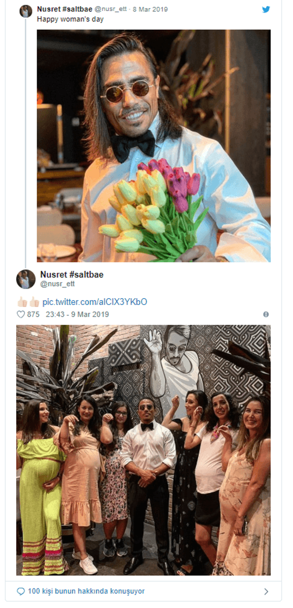 Nusret Gökçe'nin Kadınlar Günü raporu! Büyük jestin maliyeti ne oldu? - Resim : 1