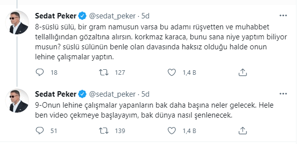 Sedat Peker’den yeni Korkmaz Karaca iddiası! "Deniz Baykal’a getirdiği kızlardan..." - Resim : 4