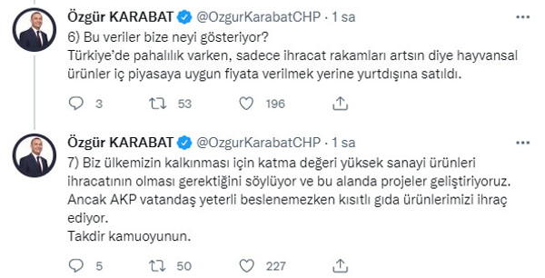 Özgür Karabat verileri paylaşıp tepki gösterdi! “Sadece ihracat rakamları artsın…” - Resim : 3