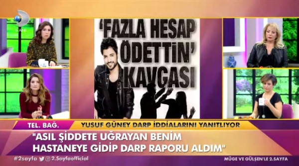 Yusuf Güney canlı yayında gazetecilere saydırdı: Terbiyesizliktir, geri zekalılıktır! - Resim : 1