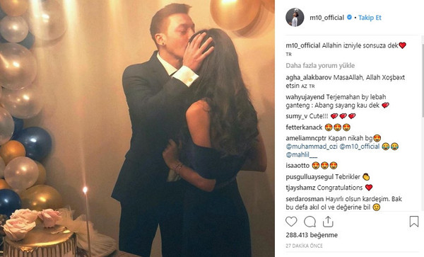 Mesut Özil ve Amine Gülşe'nin mutlu günü! - Resim : 1