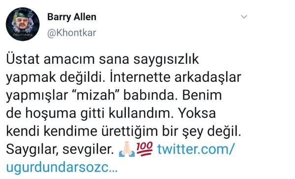 Ünlü rapçi Khontkar Uğur Dündar'ı çok kızdırdı: "Üstad amacım sana..." - Resim : 1